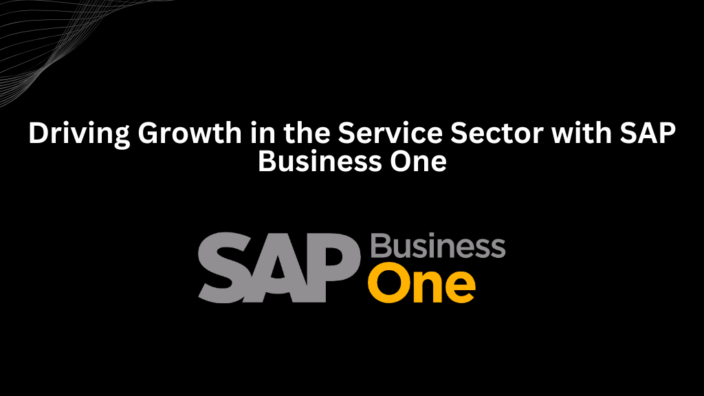 Driving Growth in the Service Sector with SAP Business One - 3techno