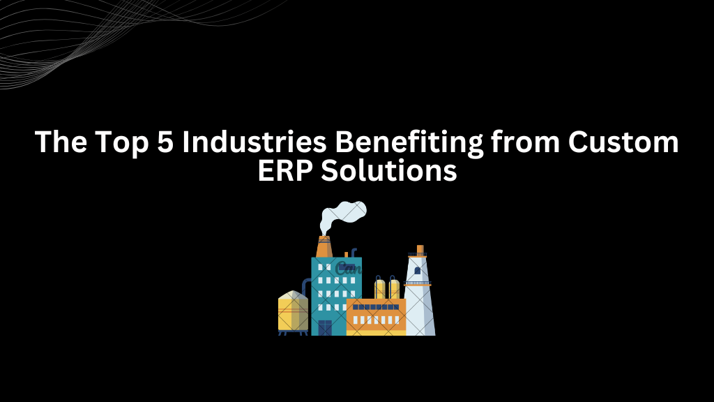 The Top 5 Industries Benefiting from Custom ERP Solutions - 3techno