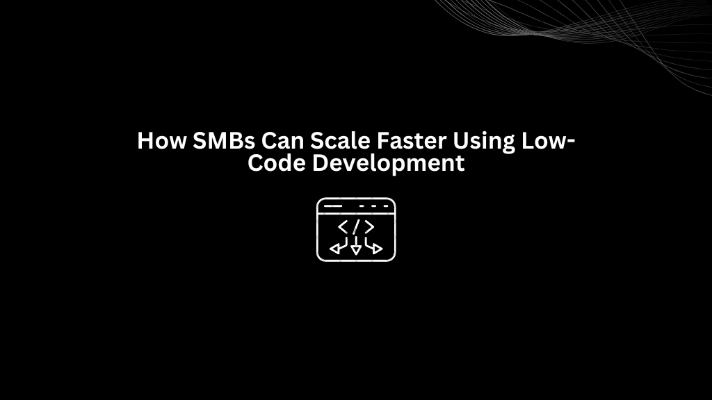How SMBs Can Scale Faster Using Low-Code Development | 3techno